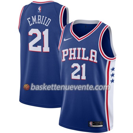 Maillot Basket Philadelphia 76ers Joel Embiid 21 2019-20 Nike Icon Edition Swingman - Homme